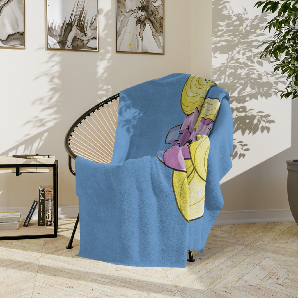 Cozy Unicorn Velveteen Blanket, Soft Fleece Blanket, Kids Dream Blanket, Cute Bedroom Decor, Magical Gift Idea