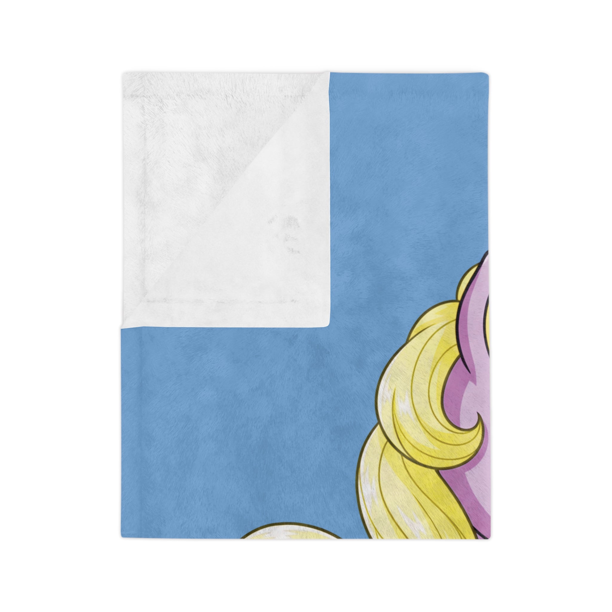 Cozy Unicorn Velveteen Blanket, Soft Fleece Blanket, Kids Dream Blanket, Cute Bedroom Decor, Magical Gift Idea