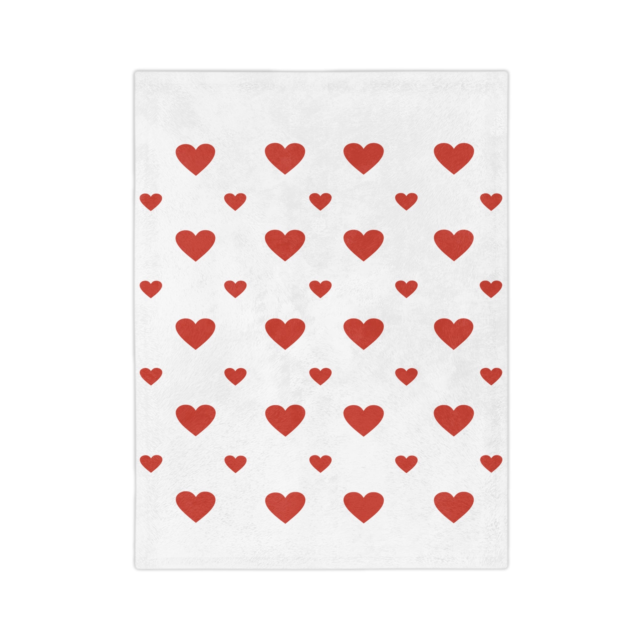 Cozy Heart Pattern Blanket - Perfect for Valentine's Day, Home Décor, Gifts, Snuggling, Soft Microfiber Blanket