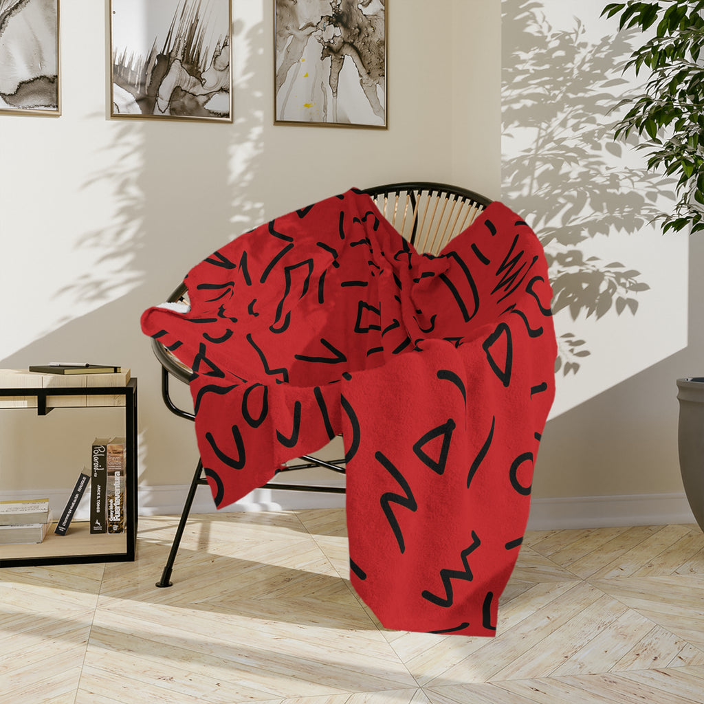 Vibrant Abstract Microfiber Blanket, Cozy Throw for Home Decor, Perfect for Gift Giving, Living Room Comfort, All Seasons Use