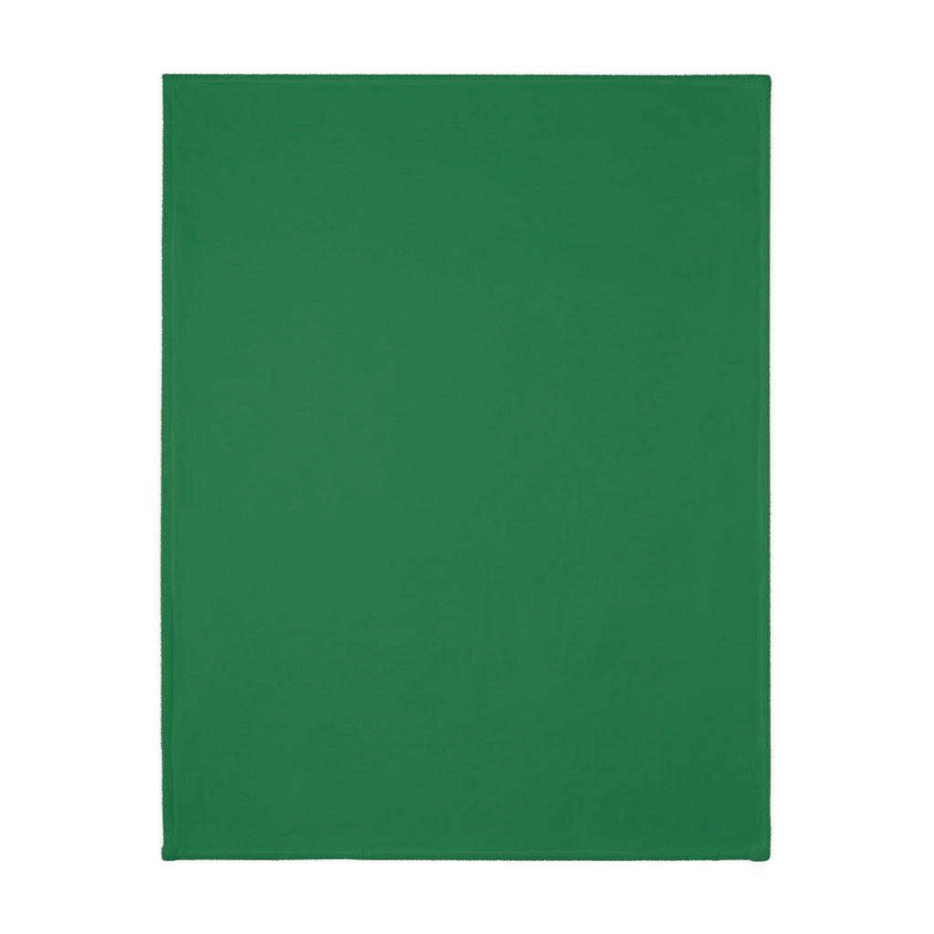 Cozy Plaid Velveteen Microfiber Blanket, Two-Sided Print, Perfect Gift for Cozy Nights, Home Decor, Holiday Snuggles, Green Blanket