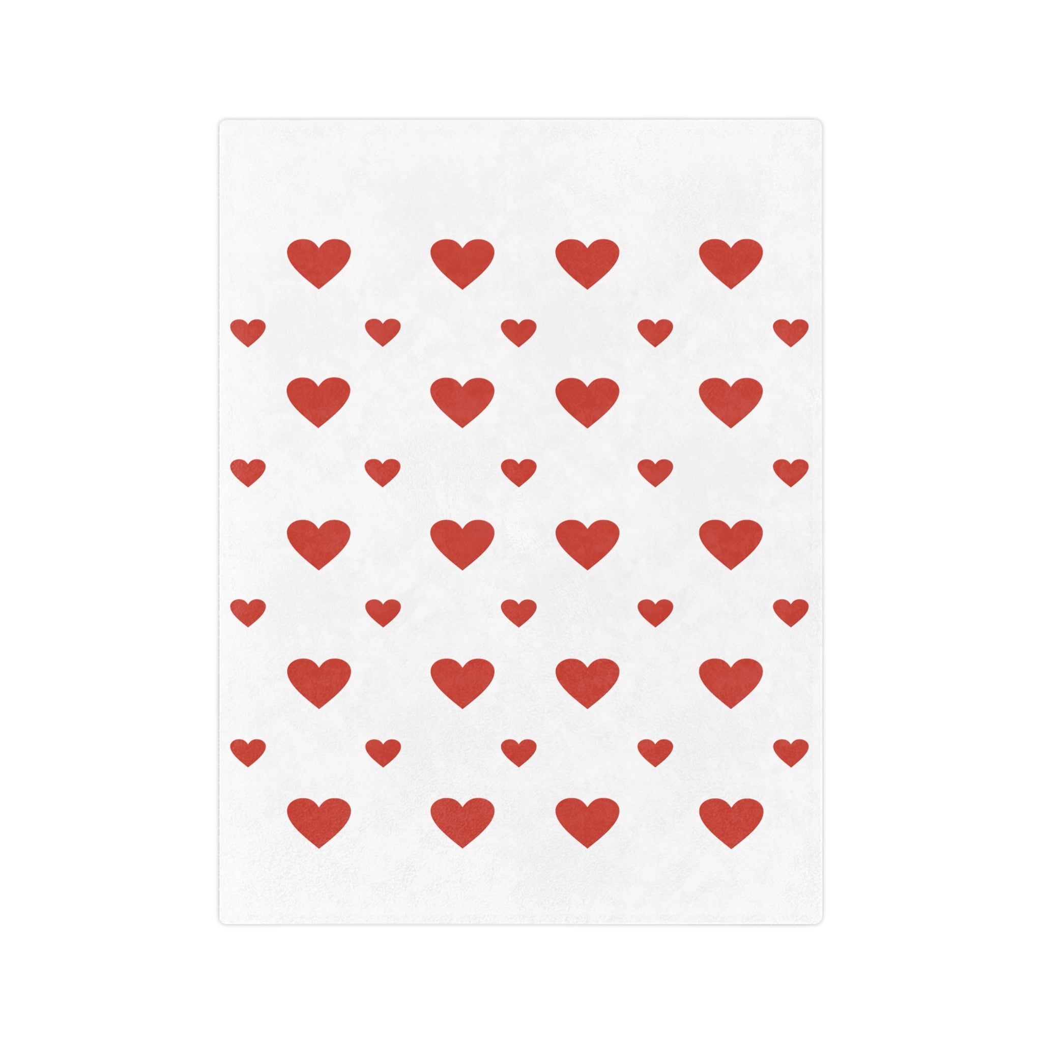 Cozy Heart Pattern Blanket - Perfect for Valentine's Day, Home Décor, Gifts, Snuggling, Soft Microfiber Blanket